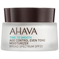 AHAVA - Time To Smooth Age Control Even Tone Moisturizer Borad Spectrum SPF 20 Gesichtscreme 50 ml, 50 ml, AHAVA