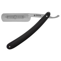 DOVO Solingen - Rasiermesser Best Quality, vergoldet, Karbon, Acryl, Schwarz Rasur 1 ct, 1 stk, DOVO Solingen