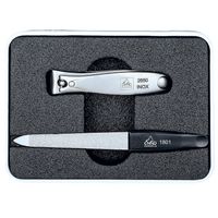 ERBE - Manik&uuml;re Set &bdquo;Travel&ldquo; in Alu-Box N&auml;gel k&uuml;rzen 1 ct, 1 stk, ERBE