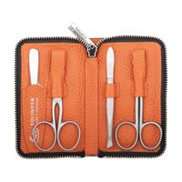 ERBE - Inox Rei&szlig;verschlu&szlig;-Etui Orange Sets 4 ct, 4 stk, ERBE