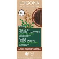 Logona - Pflanzen- Pulver Pflanzenhaarfarbe 100 g Braun, 100 g, LOGONA