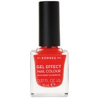 KORRES - Sweet Almond Nail Colour Nagellack 11 ml Nr. 45 - Coral, 11 ml, Korres