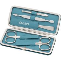 ERBE - B&uuml;geletui, 5-teilig, Meerblau Nagelpflegezubeh&ouml;r 1 St&uuml;ck Damen, 1 stk, ERBE