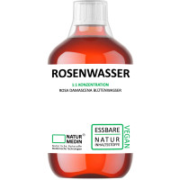 NATURMEDIN® Rosenwasser LEBENSMITTEL, 500 ml, Naturmedin