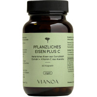 Pflanzliches Eisen plus Vitamin C, 60 st, VIANOA Health GmbH