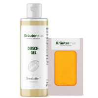 Sheabutter Duschgel + Seife Set AKTION, 1 Stk., Kr&auml;utermax
