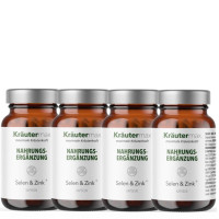 Selen mit Zink plus Kapseln 4 x 60 St&uuml;ck AKTION, 240 Stk., Kr&auml;utermax