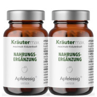 Apfelessig Kapseln 2 x 60 St&uuml;ck, 120 Stk., Kr&auml;utermax