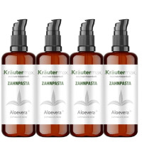 Aloe Vera Zahnpasta 4 x 50 ml, 200 ml, Kr&auml;utermax