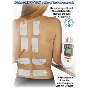 Tens/EMS-Reizstromgerät dig. 4 Kanal