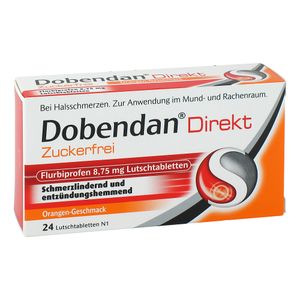 Dobendan Direkt Zuckerfrei Flurbiprofen 8.75mg LT