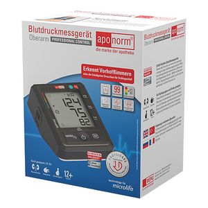 Aponorm Blutdruck Messgerät Prof. Control Oberarm