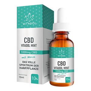 CBD10% Bio Hanfextrakt Öl - Vitadol Mint