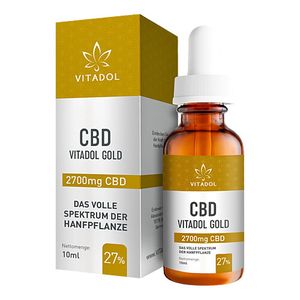CBD27% Bio Hanfextrakt Öl - Vitadol Gold