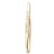 Erbe-Pinzette Golden Zetty, 1 St&uuml;ck, becker manicure gmbh & co. kg