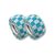 LisaCare Pflasterverband - Karo Blau - 2.5cmx4.5m