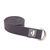 Yogagurt Asana Belt, Metallringe Baumwolle anthrazit 910-MRA