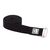 Yogagurt Asana Belt, Schiebeschnalle Baumwolle schwarz 910-SS