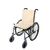 fellhof Rollstuhlauflage mit Merino-Lammfell, 84x42cm, OEKO-TEX&reg; Leather Standard