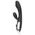 Rabbitvibrator "Kaleb" | Dual-Stimulation, 10 Vibrationsmodi | Black&Silver