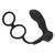 Penis-/Hodenring 'Double Ring & Plug“ mit Vibro-Analplug 1 St