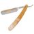 DOVO Solingen - Rasiermesser Prima 5/8", Karbon, Rinderhorn Rasur 1 ct