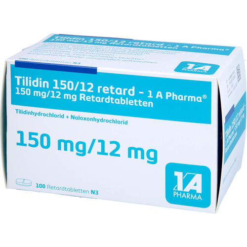 Tilidin 150/12 retard - 1 A Pharma, 100 ST, 1 A Pharma GmbH