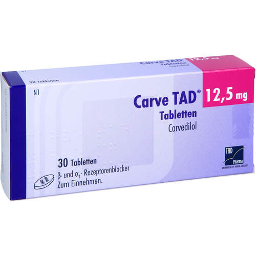Carve TAD 12.5mg Tabletten, 30 Stk., TAD Pharma GmbH