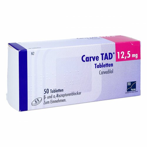Carve TAD 12.5mg Tabletten, 50 Stk., TAD Pharma GmbH
