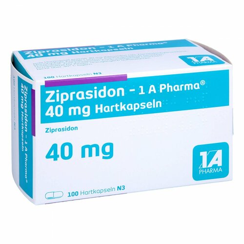 Ziprasidon - 1 A Pharma 40mg Hartkapseln, 100 Stk., 1 A Pharma GmbH
