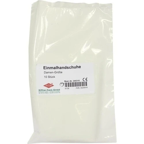 Einmal Handschuhe Untersuchung Damen, 10 Stk., Büttner-Frank GmbH
