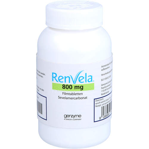 RENVELA 800mg Filmtabletten, 180 ST, Sanofi-Aventis Deutschland GmbH