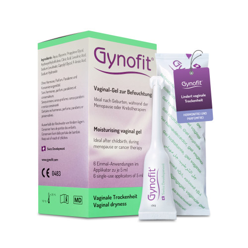 Gynofit Vaginal-Gel zur Befeuchtung, 6x5 ml, Tentan Deutschland GmbH