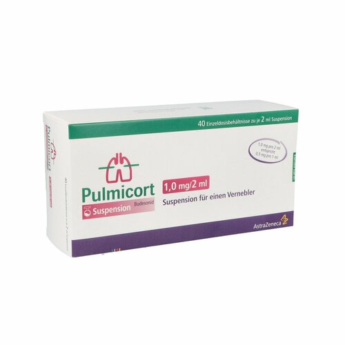 Pulmicort 1.0mg/2ml Suspension zur Inhalation, 40X2 ML, Eurimpharm Arzneimittel GmbH