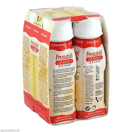 Fresubin 2 kcal DRINK Vanille Trinkflasche, 4x200 ml, Fresenius Kabi Deutschland GmbH