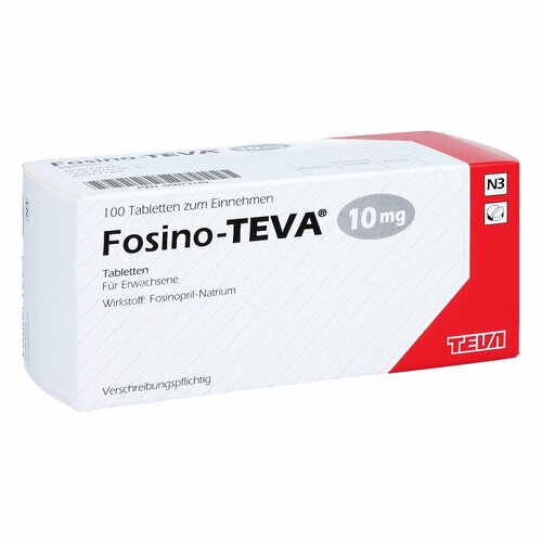 FOSINO Teva 10 mg Tabletten, 100 St, Teva GmbH