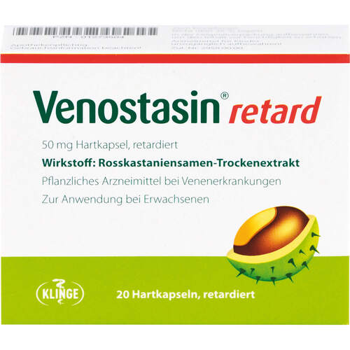 VENOSTASIN retard 50mg Hartkapsel retardiert B, 20 ST, Docpharm GmbH