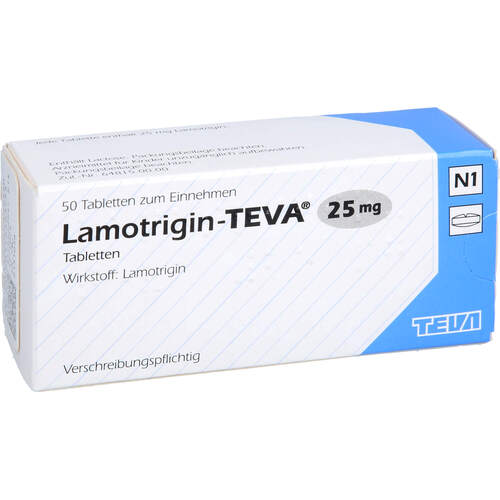 Lamotrigin-TEVA 25mg Tabletten, 50 Stk., TEVA GmbH