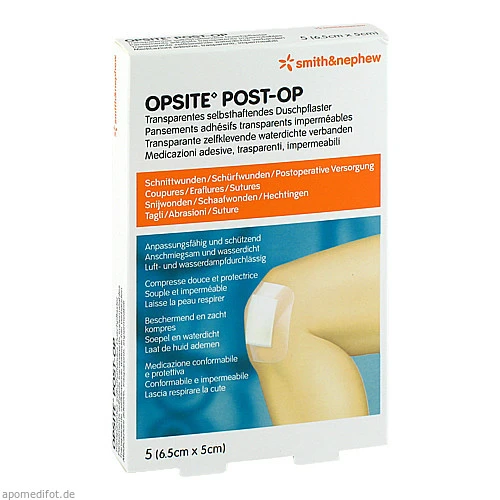 OpSite Post Op 6.5x5cm, 5 ST, Smith & Nephew GmbH