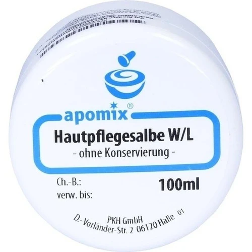 HAUTPFLEGESALBE W/L o.Konservierung, 100 ml, apomix PKH Pharmazeutisches Labor GmbH