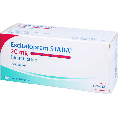 Escitalopram STADA 20 mg Filmtabletten, 50 ST, STADAPHARM GmbH