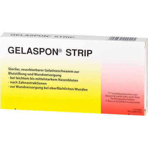 GELASPON Strip 4x1x1 cm Streifen, 5 Stk., Dr. Gerhard Mann