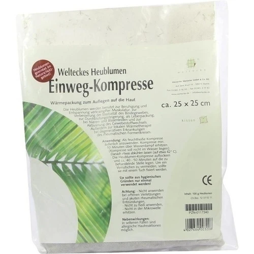 Heublumen Einweg-Kompresse 25x25cm, 1 Stk., Alexander Weltecke GmbH & Co. KG