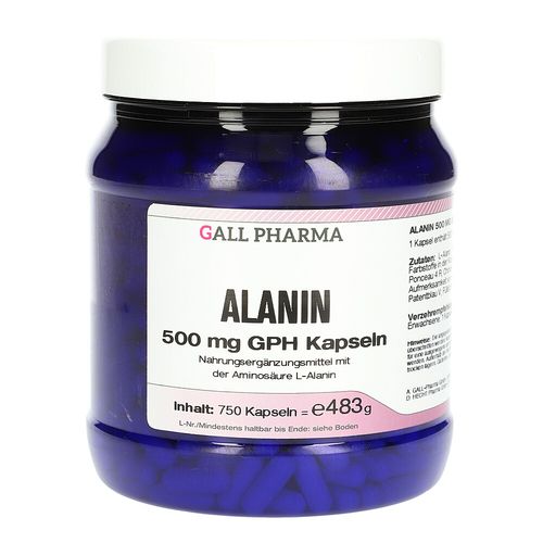 Alanin 500 mg GPH Kapseln, 750 Stk., Hecht-Pharma GmbH
