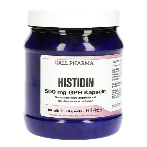 Histidin 500 mg GPH Kapseln, 750 Stk., Hecht-Pharma GmbH