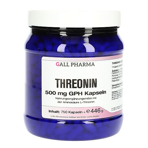 Threonin 500 mg GPH Kapseln, 750 Stk., Hecht-Pharma GmbH