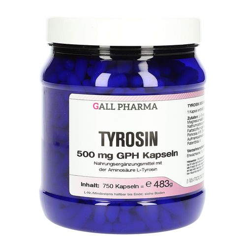 Tyrosin 500 mg GPH Kapseln, 750 Stk., Hecht-Pharma GmbH