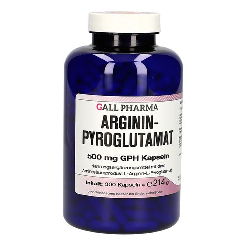 Argininpyroglutamat 500 mg GPH Kapseln, 360 Stk., Hecht-Pharma GmbH