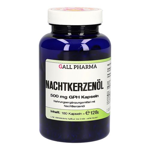 Nachtkerzenöl 500 mg GPH Kapseln, 180 Stk., Hecht-Pharma GmbH