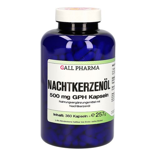 Nachtkerzenöl 500 mg GPH Kapseln, 360 Stk., Hecht-Pharma GmbH